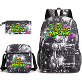 My Singing Monster SchoolBag Backpack Shoulder Bag Book Pencil Bags 3pcs Set